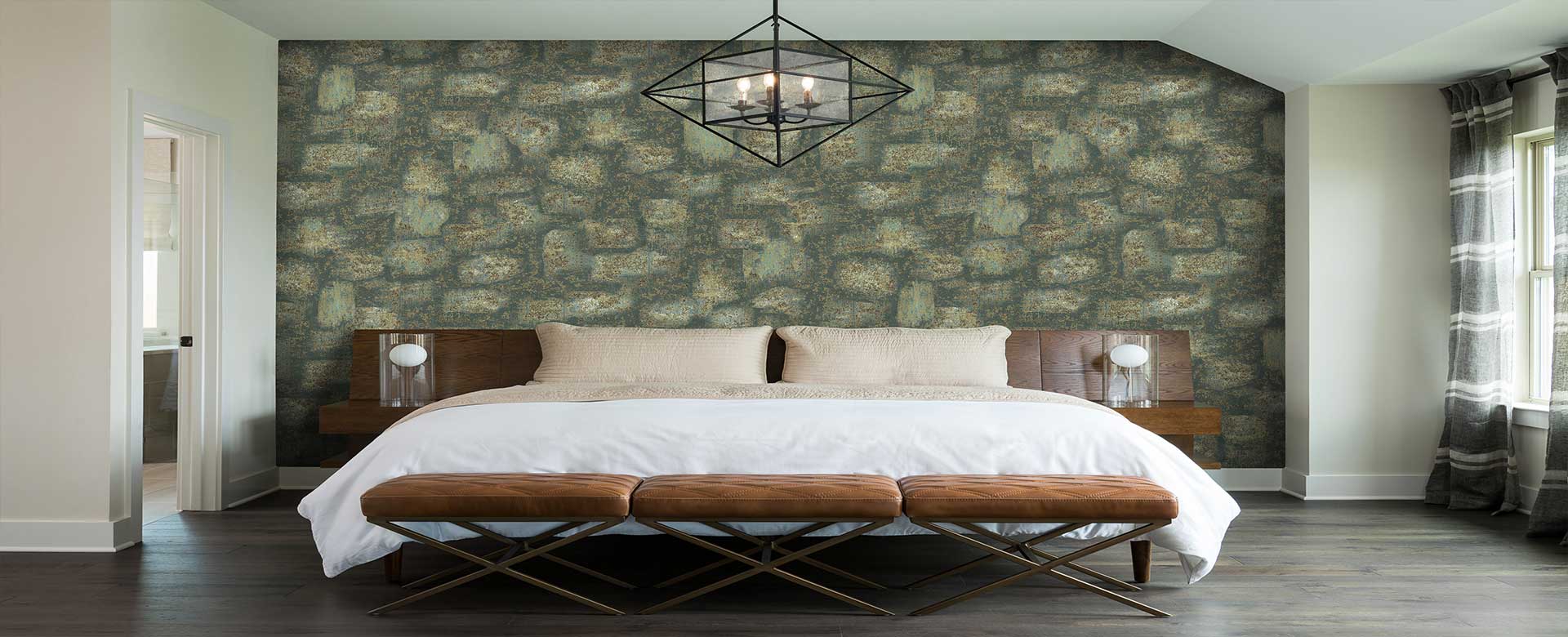 Wallpaper Application In Different Rooms