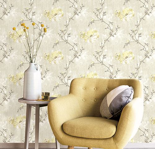 floral wallpaper lm01090