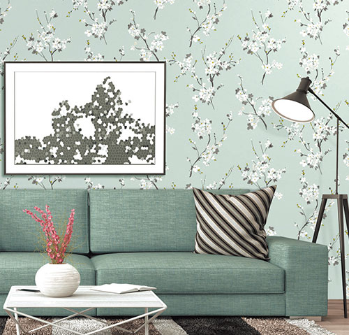 floral wallpaper rl 7082