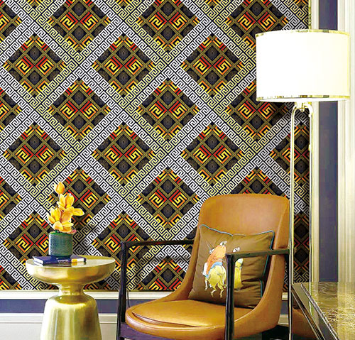 geometric wallpaper lf11903