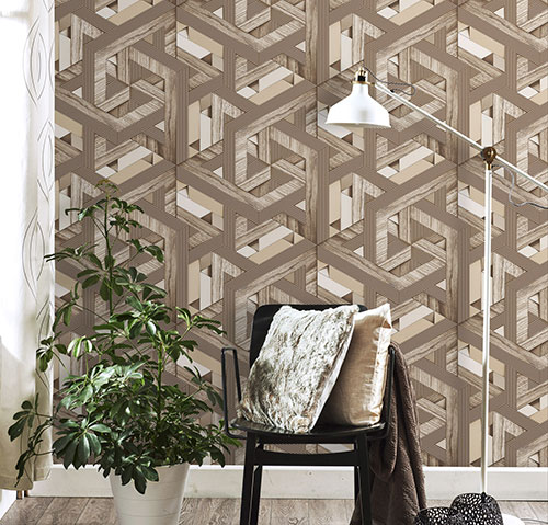 geometric wallpaper rm84062