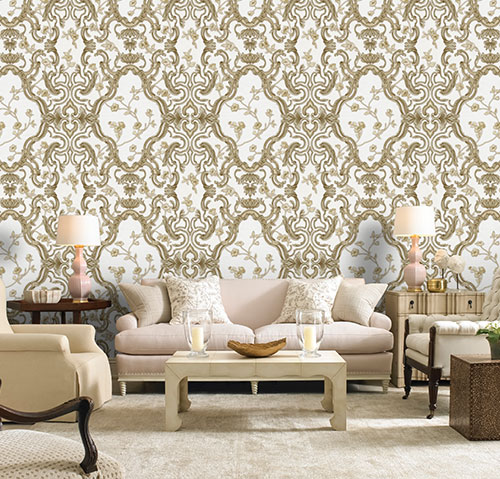 vintage vinyl wallpaper rm910806